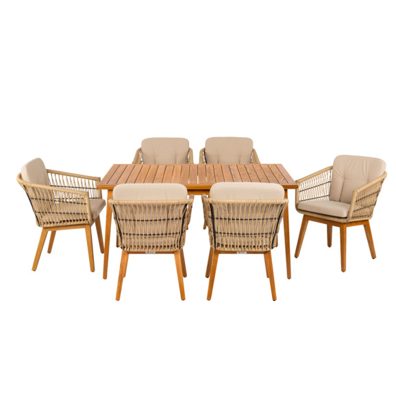 Комплект Lisso, индийское дерево, ротанг Комплект Lisso, индийское дерево, ротанг - фото 1