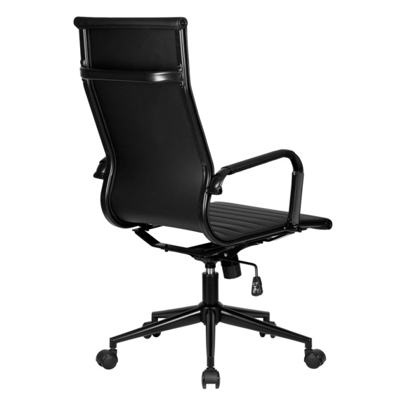 Кресло руководителя Clark Simple Black, экокожа черная - фото 4