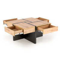 Фотография товара Стол журнальный Icicle, дуб крафт, черный от компании ChiedoCover.