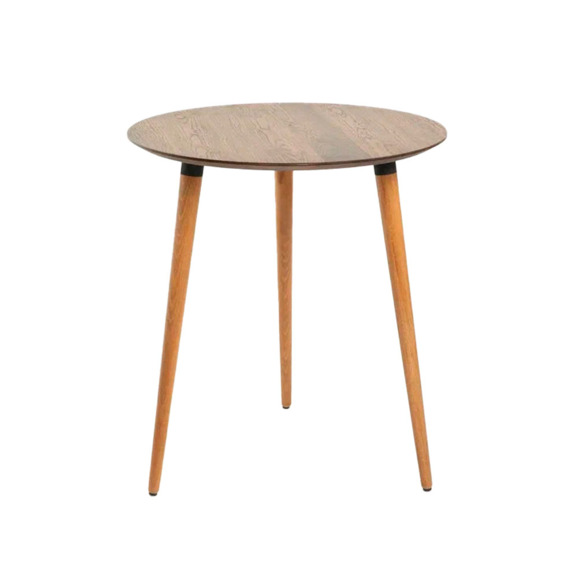 Стол коричневый, круглый Стол коричневый, круглый - фото 1