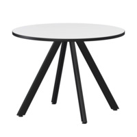 Фотография Стол нераздвижной Лаки мини 800мм, супер белый, черный муар от производителя ChiedoCover, картинка продукции, реальное фото товара Настоящее фото товара Стол нераздвижной Лаки мини 800мм, супер белый, черный муар, произведённого компанией ChiedoCover