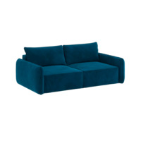 Настоящее фото товара Диван-кровать ПОРТЛЕНД-7, синий, произведённого компанией ChiedoCover