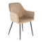 Настоящее фото товара Стул кухонный Angle, бежевый, черный, произведённого компанией ChiedoCover
