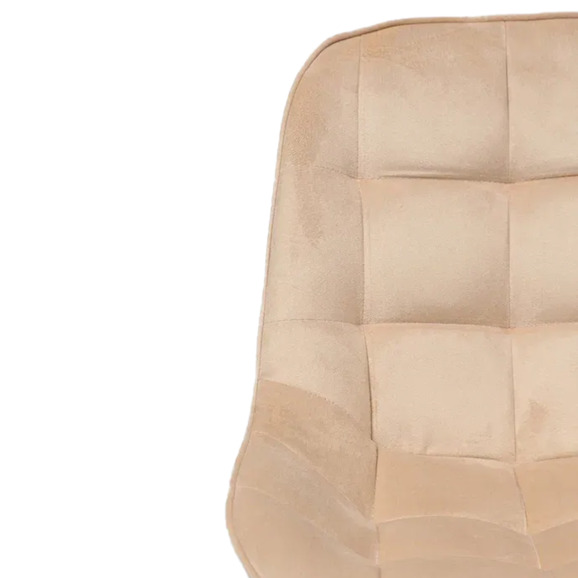 Стул Мускус, пирамида, велюр, бежевый, серебряный - фото 6