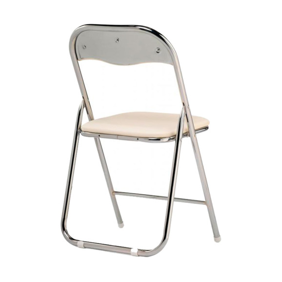 Стул на металлокаркасе Fold 1 складной beige / chrome Стул на металлокаркасе Fold 1 складной beige / chrome - фото 5
