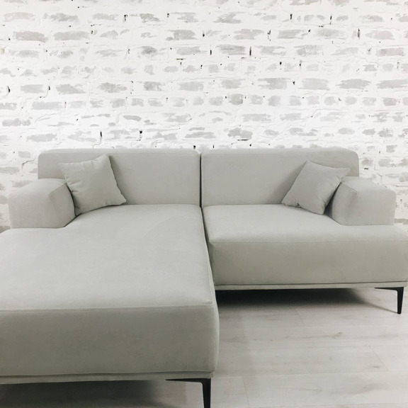 Модульный диван Portofino, велюр серый