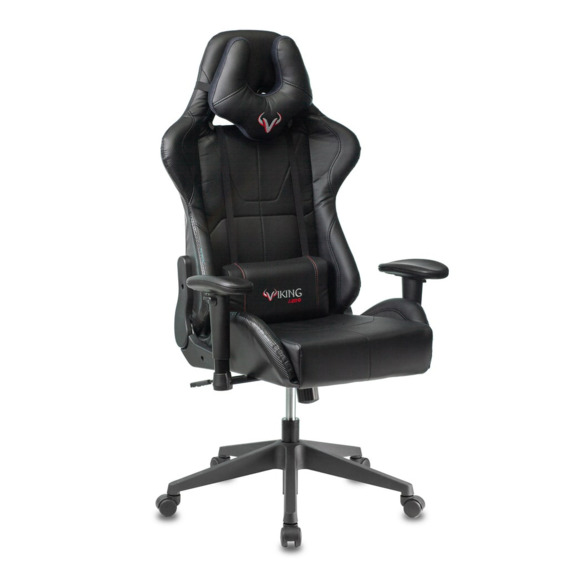 Кресло игровое VIKING 5 AERO BLACK EDITION искусственная кожа - фото 1