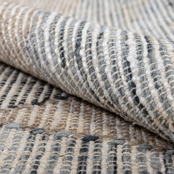 Индийский ковёр «MODERN KILIM» NATURAL-AQUA - фото 2