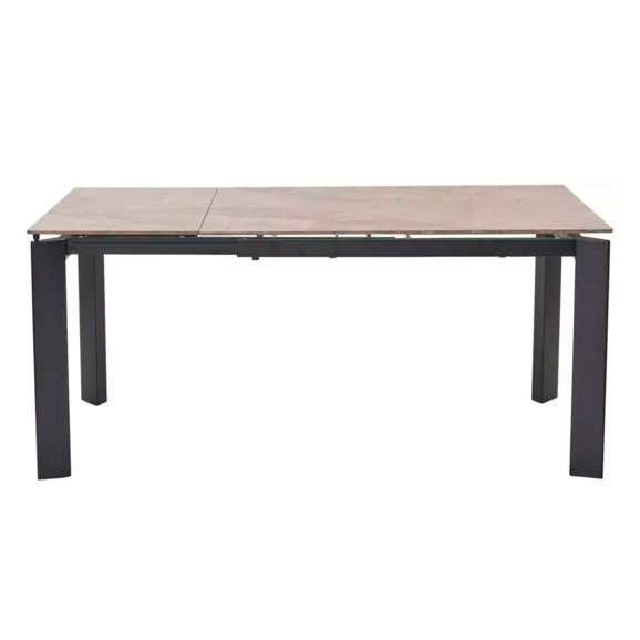 Стол corner 120, gloss amber jade solid ceramic, black - фото 5