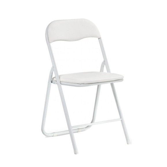 Стул на металлокаркасе Fold 1 складной white / white Стул на металлокаркасе Fold 1 складной white / white - фото 1