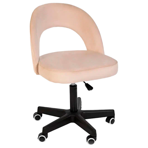 Стул Пиннате, пластик, бежевый, черный - фото 1