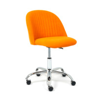 Настоящее фото товара Кресло Melody, флок оранжевый, произведённого компанией ChiedoCover