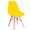 Настоящее фото товара Чехол Е07 на стул Eames, желтый, произведённого компанией ChiedoCover