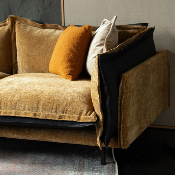 Диван Barcelona 2-местный, светло-зеленый, черный Диван Barcelona 2-местный, светло-зеленый, черный - фото 6