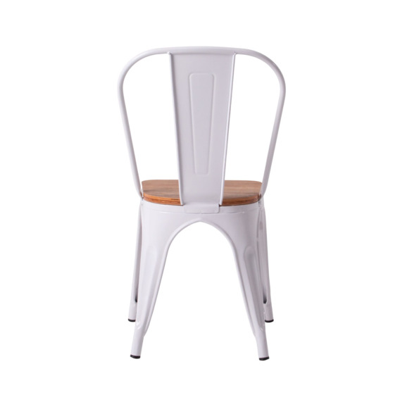 Стул Tolix Wood, белый Стул Tolix Wood, белый - фото 5