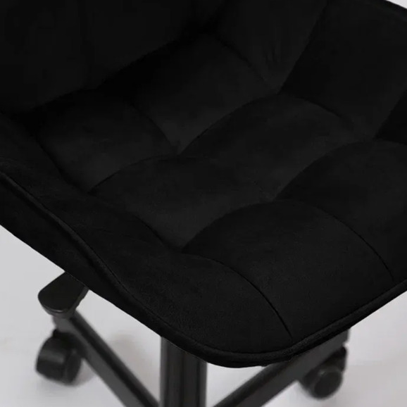 Стул Мускус, пятилучие, велюр, черный - фото 7