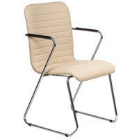 Настоящее фото товара Кресло для приемных и переговорных Cantata, бежевый, произведённого компанией ChiedoCover