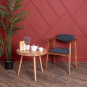 Фотография в интерьере товара Стул Gavi, велюр Connect 76, ножки бук, морилка светлый орех от компании ChiedoCover.