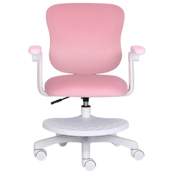 Кресло детское с подставкой для ног Харри, розовый - фото 2