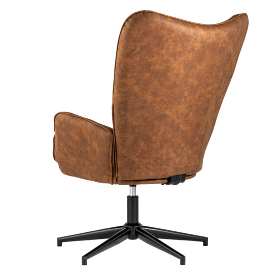 Кресло Ирис вращающееся коричневое - фото 4