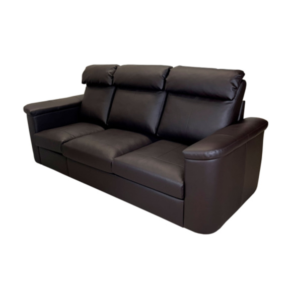 Диван Наполи трехместный раскладной, экокожа долларо, темно-коричневый - фото 5