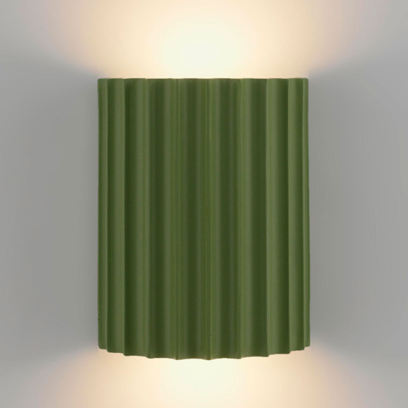 Светильник настенный светодиодный Рибс Бейли, зеленый - фото 4
