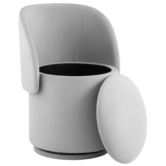 Пуф-трансформер Таунсвилл, велюр, светло-серый Пуф-трансформер Таунсвилл, велюр, светло-серый - фото 6