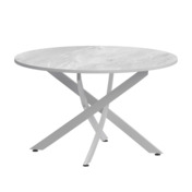 Фотография товара Стол нераздвижной Лид, 900мм, лавант, белый муар от компании ChiedoCover.