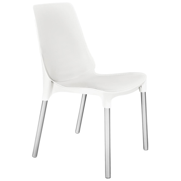 Стул Тилл, белый, хром, цинк - фото 1