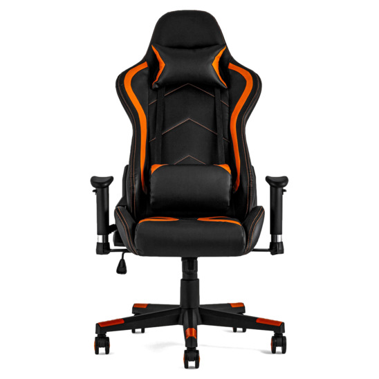 Кресло игровое TopChairs Cayenne оранжевое - фото 3