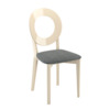 Стул Луна, капучино, серый