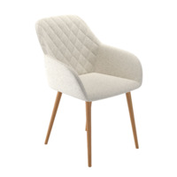 Настоящее фото товара Стул Сентор, дуб коньяк, букле вайт, произведённого компанией ChiedoCover