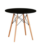Фотография товара Стол EAMES, черный, D90 от компании ChiedoCover.