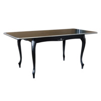 Фотография товара Стол раздвижной Генти, массив бука, черный от компании ChiedoCover.