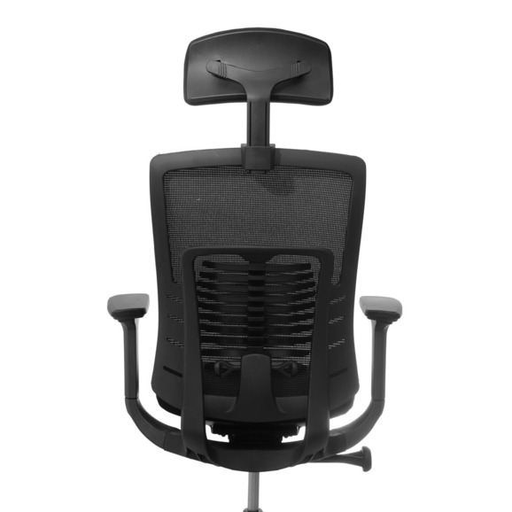 Офисное поворотное кресло Sparx ft-5 raze black / black, mesh / fabric, черный - фото 4