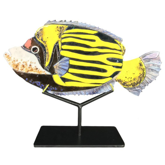 Статуэтка на подставке Желтая Рыба - фото 1