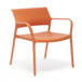 Кресло пластиковое Ara Lounge, оранжевый