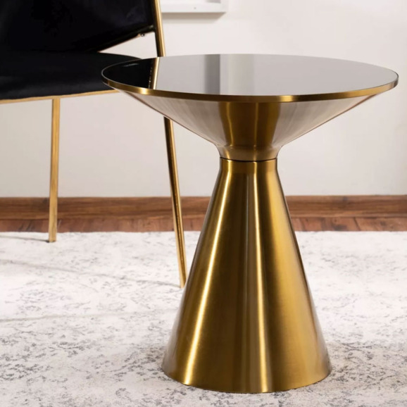 Стол журнальный Minaret, черный, золотой - фото 3