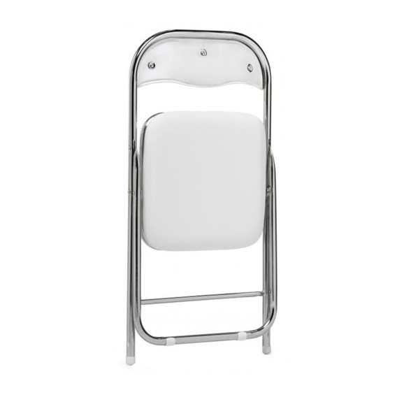 Стул на металлокаркасе Fold 1 складной white / chrome Стул на металлокаркасе Fold 1 складной white / chrome - фото 6