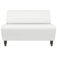 Фотография Диван Лотик, экокожа, белый Фотография товара Диван Лотик, экокожа, белый от компании ChiedoCover.