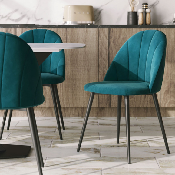 Стул Логан СН, велюр, изумрудный - фото 6