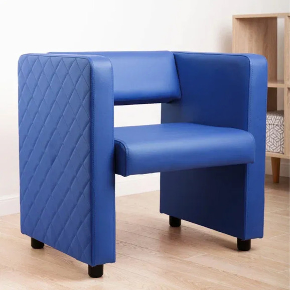 Кресло Тепал, экокожа, синий Кресло Тепал, экокожа, синий - фото 4