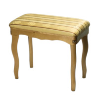 Фотография товара Банкетка Сеттл, массив бука, полоса бежевая от компании ChiedoCover.