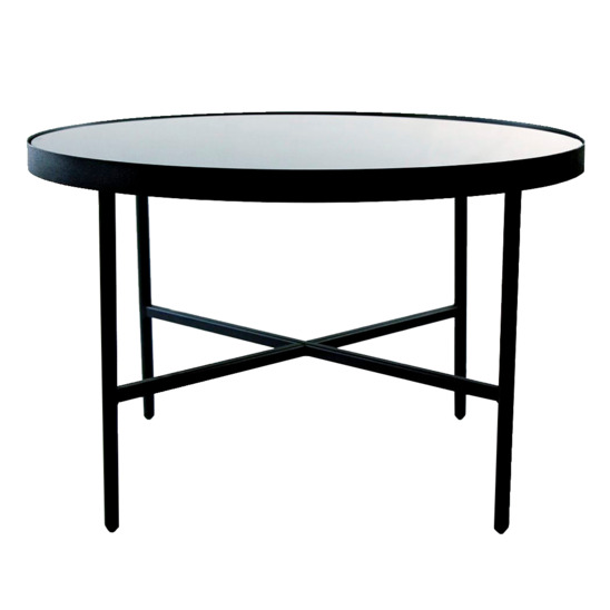 Кофейный столик круглый Финика М со стеклом - фото 1
