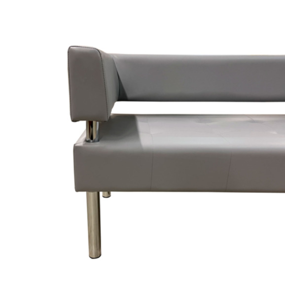 Диван Сантур трехместный, 7000 серый - фото 6