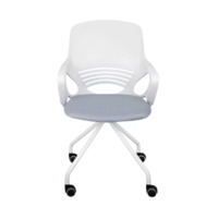 Кресло поворотное Indigo, светло-серый, ткань-сетка