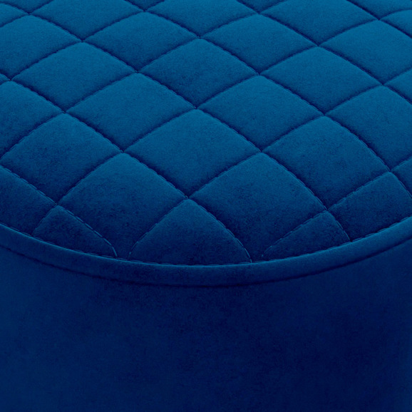 Пуф Тепал, велюр, синий - фото 3