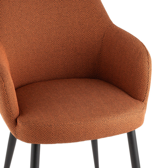 Стул обеденный Katys, терракот, елочка - фото 7