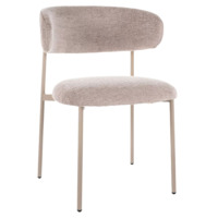 Настоящее фото товара Стул кухонный Sylph, бежевый, кашемир, произведённого компанией ChiedoCover