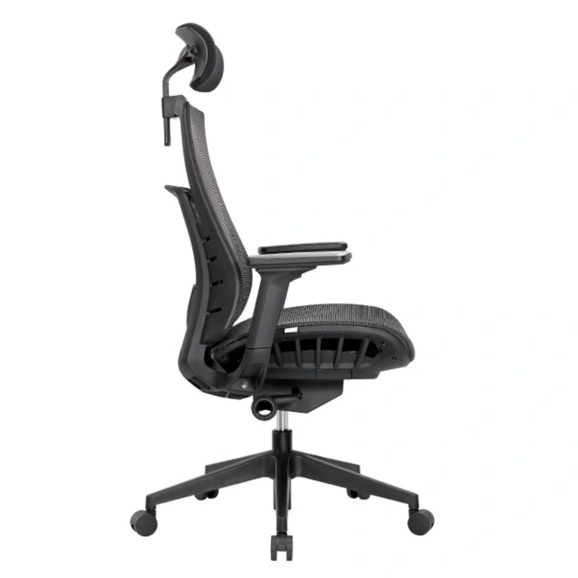 Офисное поворотное кресло Sparx ft-2 raze plus black / black, mesh, черный - фото 2